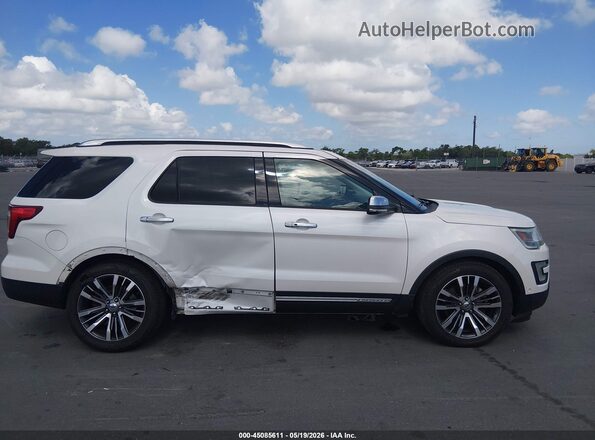1FM5K8HT3GGA75477 2016 FORD EXPLORER Белый Вид задней части салона