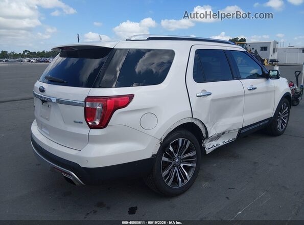 1FM5K8HT3GGA75477 2016 FORD EXPLORER Белый Задняя правая четверть