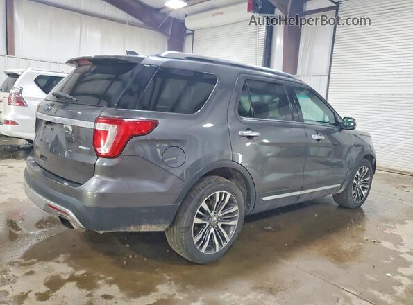 1FM5K8HT3GGB40375 2016 FORD EXPLORER Gray Tył prawy