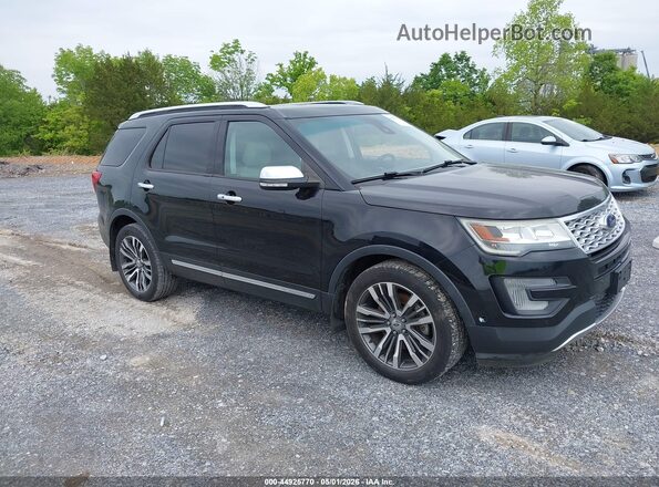 1FM5K8HT3GGC38435 2016 FORD FORD EXPLORER Черный Передняя правая четверть