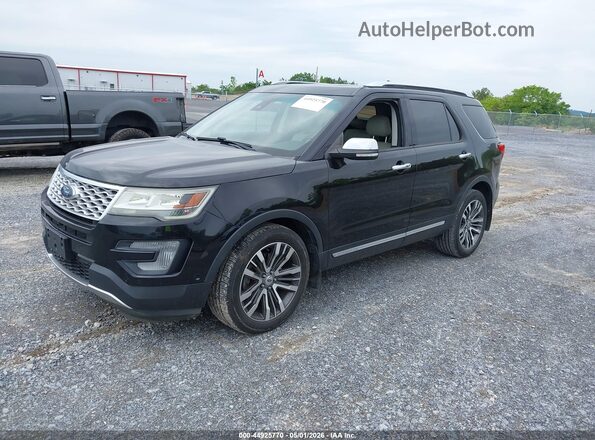 1FM5K8HT3GGC38435 2016 FORD FORD EXPLORER Черный Передняя левая четверть