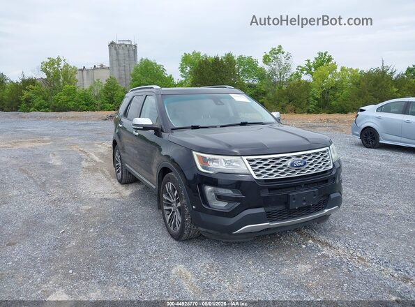 1FM5K8HT3GGC38435 2016 FORD FORD EXPLORER Черный Вид спереди