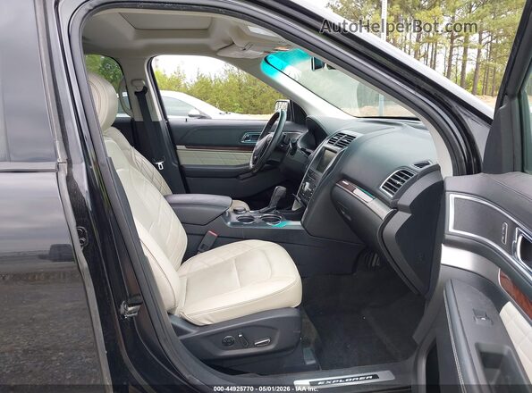 1FM5K8HT3GGC38435 2016 FORD FORD EXPLORER Черный Вид салона спереди
