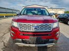 2016 Ford Explorer Platinum Красный vin: 1FM5K8HT3GGC86601