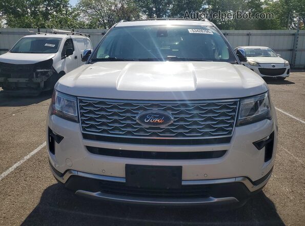 1FM5K8HT3JGC38068 2018 FORD EXPLORER Белый Вид спереди