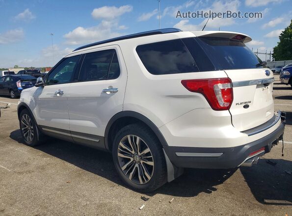 1FM5K8HT3JGC38068 2018 FORD EXPLORER Белый Задняя левая четверть