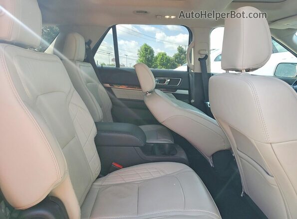 1FM5K8HT3JGC38068 2018 FORD EXPLORER Белый Вид задней части салона
