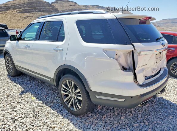 1FM5K8HT4JGC96383 2018 FORD EXPLORER Белый Задняя левая четверть