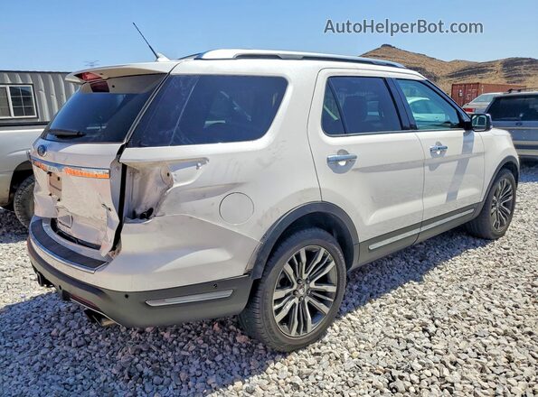 1FM5K8HT4JGC96383 2018 FORD EXPLORER Белый Задняя правая четверть