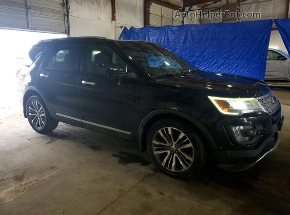 1FM5K8HT5GGC11916 2016 FORD EXPLORER Black Front right