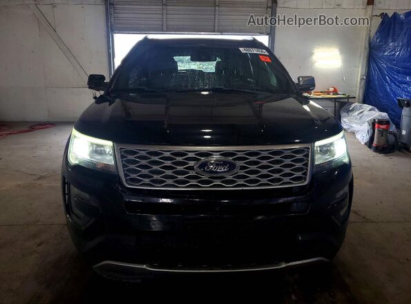 1FM5K8HT5GGC11916 2016 FORD EXPLORER Black Front view
