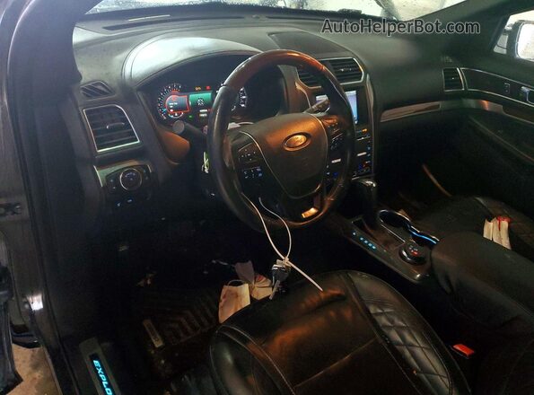 1FM5K8HT5GGC11916 2016 FORD EXPLORER Black Dashboard view