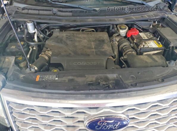 1FM5K8HT5GGC11916 2016 FORD EXPLORER Black Engine compartment view