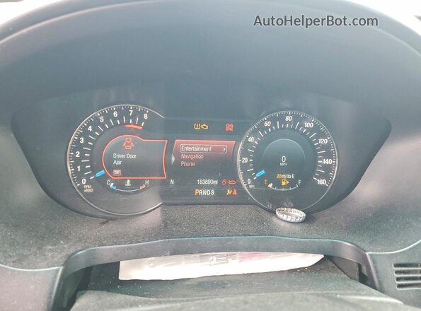 1FM5K8HT5GGC11916 2016 FORD EXPLORER Black Instrument cluster view