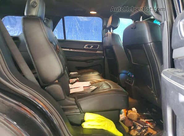 1FM5K8HT5GGC11916 2016 FORD EXPLORER Black Rear interior view