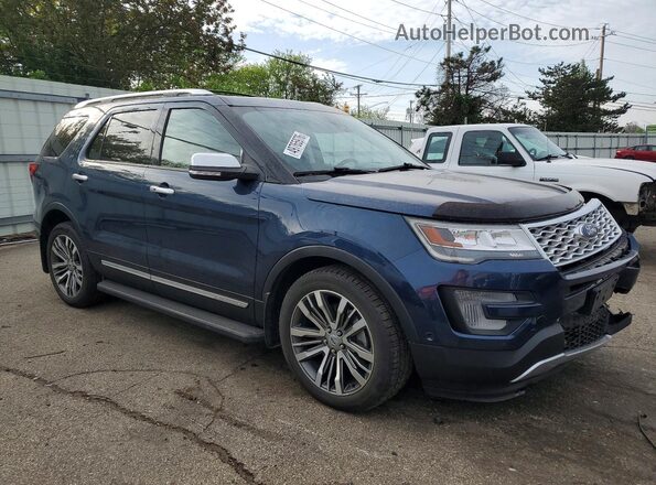 1FM5K8HT5HGC04286 2017 FORD FORD EXPLORER Blue Передня права чверть