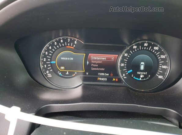 1FM5K8HT5HGC04286 2017 FORD FORD EXPLORER Blue Вид щитка приладів