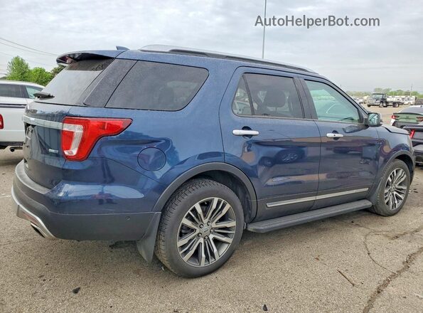 1FM5K8HT5HGC04286 2017 FORD FORD EXPLORER Blue Задня права чверть