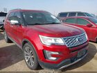 2017 Ford Explorer Platinum Темно-бордовый vin: 1FM5K8HT5HGD66371