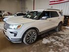 2018 Ford Explorer Platinum White vin: 1FM5K8HT5JGA52953