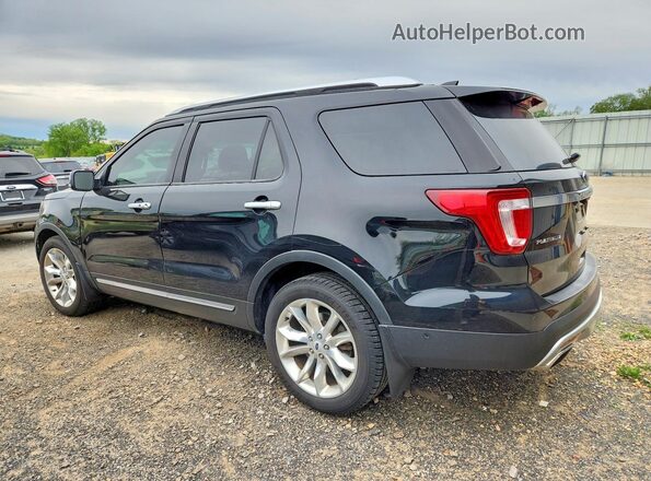 1FM5K8HT7HGB13858 2017 FORD EXPLORER Черный Задняя левая четверть