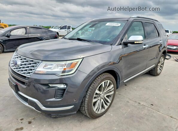 1FM5K8HT7KGA72106 2019 FORD FORD EXPLORER Серый Передняя левая четверть