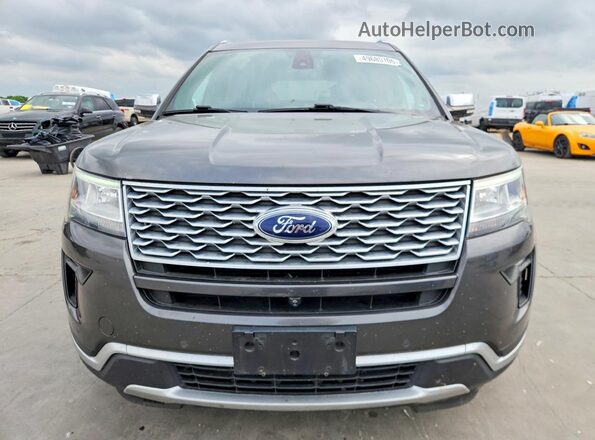 1FM5K8HT7KGA72106 2019 FORD FORD EXPLORER Серый Вид спереди