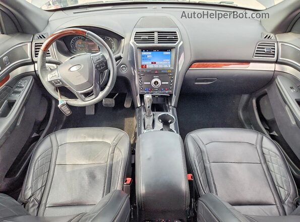 1FM5K8HT7KGA72106 2019 FORD FORD EXPLORER Серый Вид панели приборов