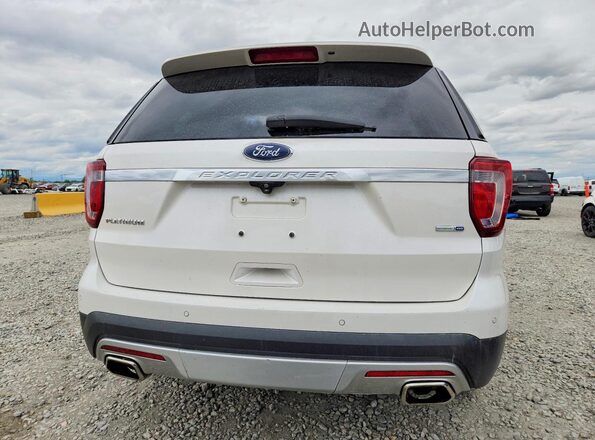 1FM5K8HT8GGC16415 2016 FORD EXPLORER White Rear view