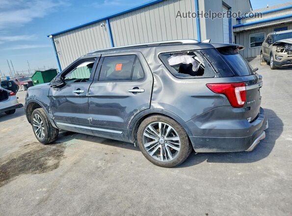 1FM5K8HT8HGE19239 2017 FORD EXPLORER Charcoal უკანა მარცხენა