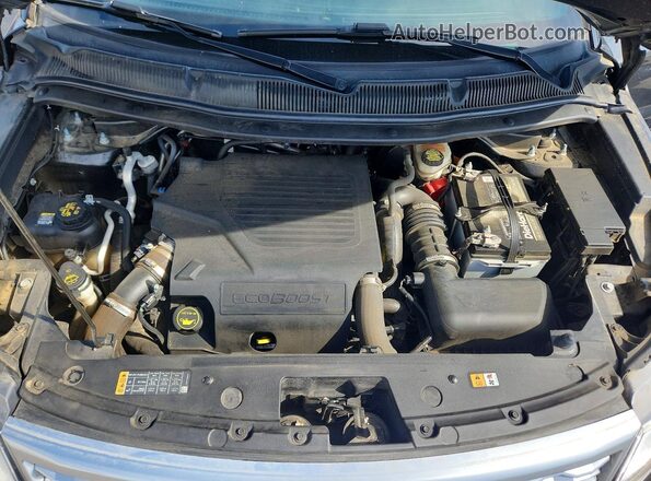 1FM5K8HT8HGE19239 2017 FORD EXPLORER Charcoal ძრავის განყოფილების ხედი
