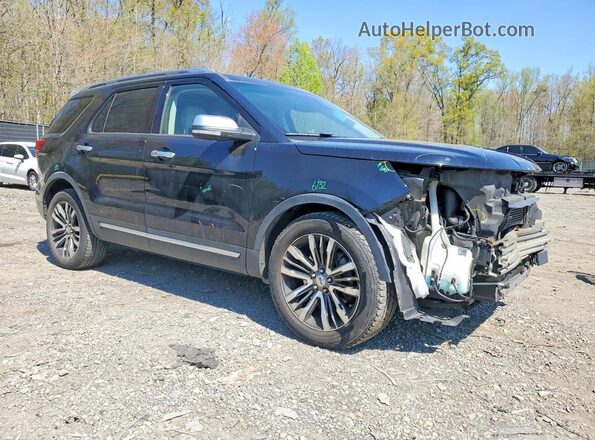 1FM5K8HT9GGC39086 2016 FORD EXPLORER Black Przód prawy