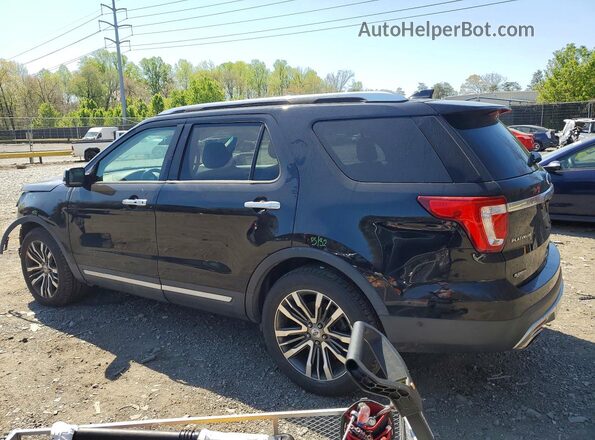 1FM5K8HT9GGC39086 2016 FORD EXPLORER Black Tył lewy