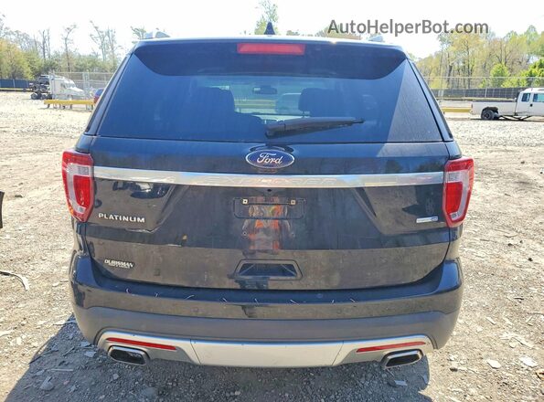 1FM5K8HT9GGC39086 2016 FORD EXPLORER Black Widok z tyłu