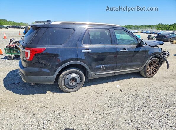 1FM5K8HT9HGA07296 2017 FORD EXPLORER Черный Задняя правая четверть