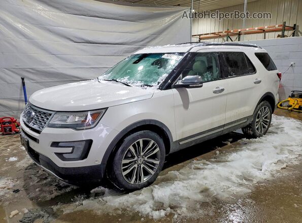 1FM5K8HTXGGA60202 2016 FORD EXPLORER White Przód lewy