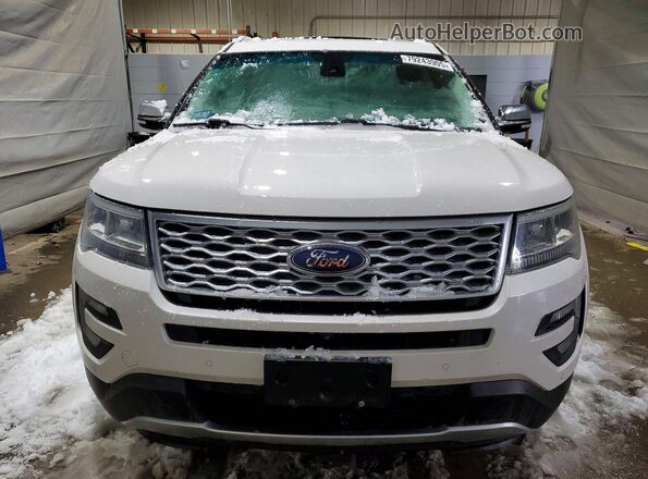 1FM5K8HTXGGA60202 2016 FORD EXPLORER White Widok z przodu
