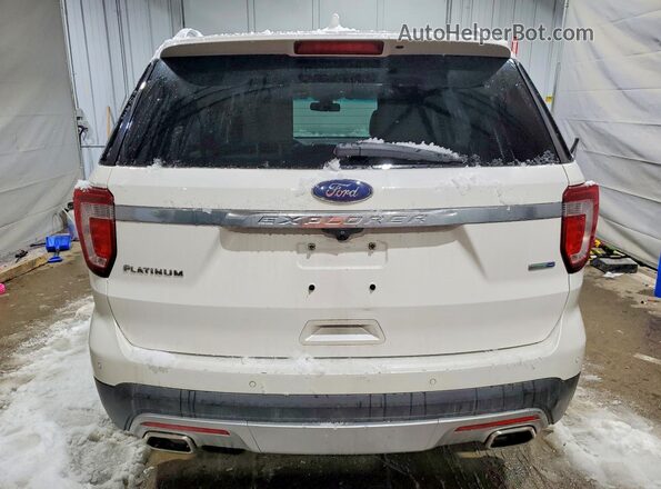 1FM5K8HTXGGA60202 2016 FORD EXPLORER White Widok z tyłu