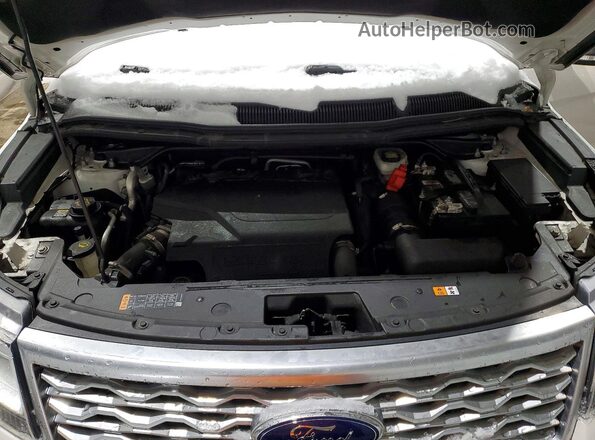 1FM5K8HTXGGA60202 2016 FORD EXPLORER White Widok komory silnika