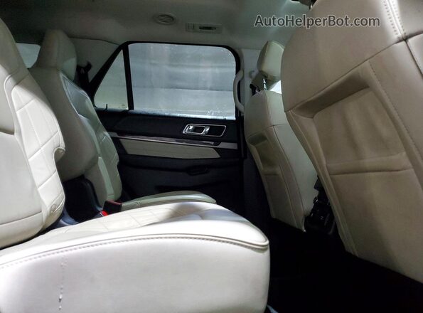 1FM5K8HTXGGA60202 2016 FORD EXPLORER White Widok wnętrza z tyłu