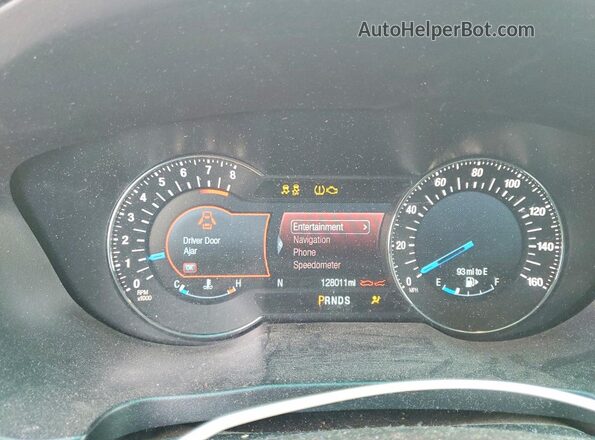 1FM5K8HTXHGA47127 2017 FORD EXPLORER Gray ხელსაწყოთა პანელის ხედი