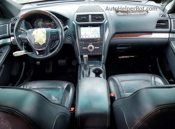 1FM5K8HTXHGA47127 2017 FORD EXPLORER Gray წინა პანელის ხედი