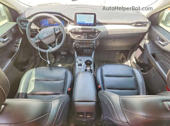 1FMCU0CZ8MUB04872 2021 FORD ESCAPE White Вид панелі приладів