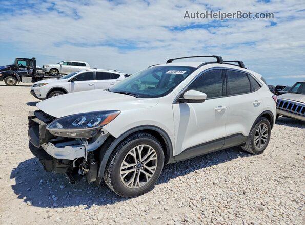 1FMCU0CZ8MUB04872 2021 FORD ESCAPE White Передня ліва чверть