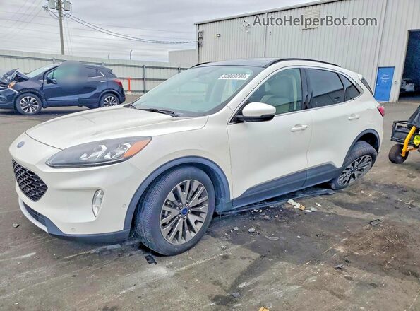 1FMCU0DZ1LUB58169 2020 FORD ESCAPE Белый Передняя левая четверть
