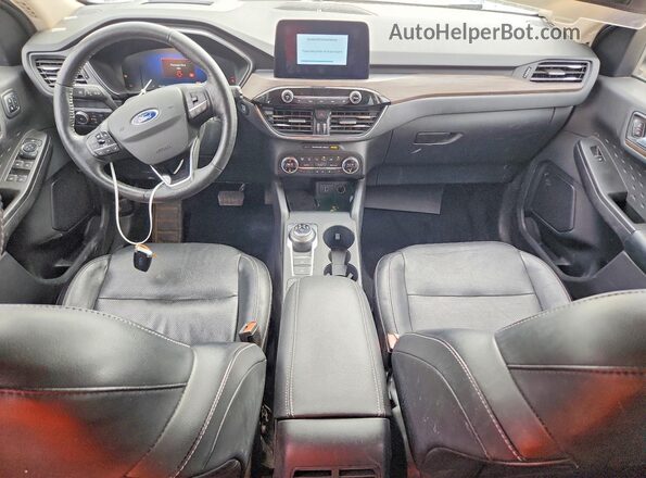 1FMCU0DZ4LUB86838 2020 FORD ESCAPE Белый Вид панели приборов