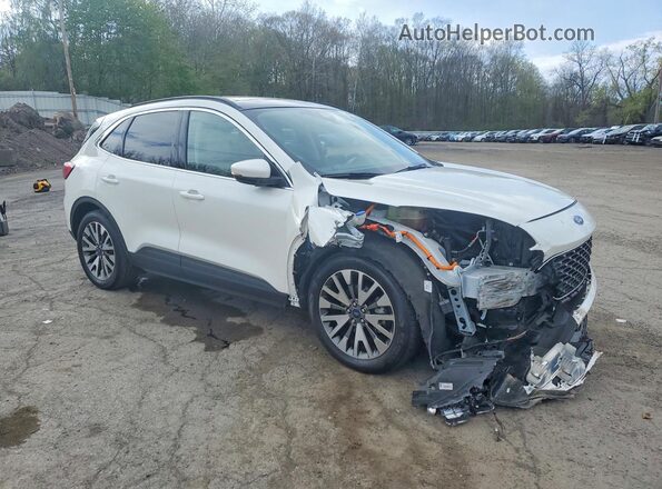 1FMCU0DZ8LUB55527 2020 FORD ESCAPE Белый Передняя правая четверть
