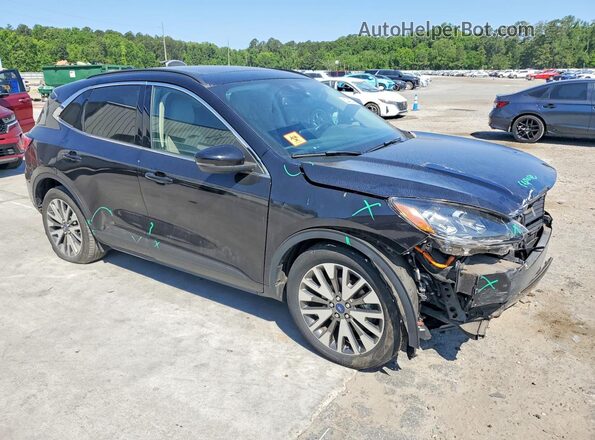 1FMCU0DZ8LUB56726 2020 FORD ESCAPE Черный Передняя правая четверть