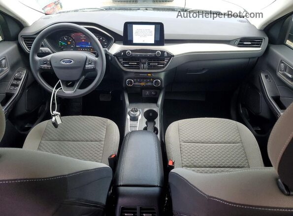 1FMCU0EZ6NUB33575 2022 FORD ESCAPE Серый Вид панели приборов