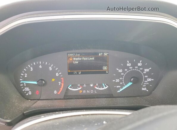 1FMCU0F62NUB51267 2022 FORD ESCAPE Белый Вид щитка приборов